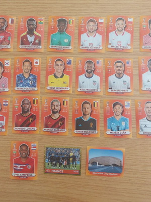 Стикери FIFA World Cup Qatar 2022 нови, комплект от 21 броя