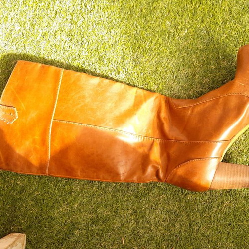 Stradivarius boots used, brown, size 39, comfortable heel