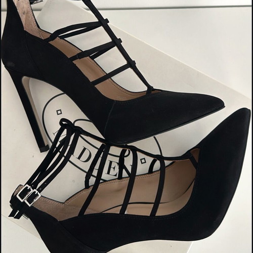Steve Madden black suede high-heels new size 40
