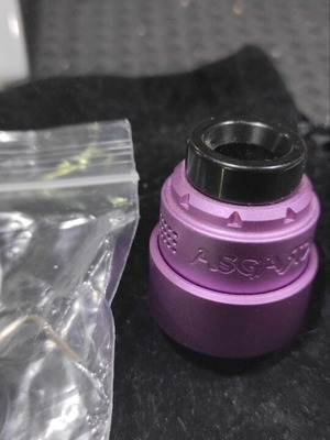 Asgard Mini RDA used, purple, 25mm, 6ml, Vaperz Cloud