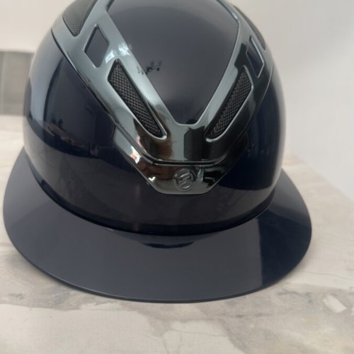 Equestrian helmet new, size M, dark blue