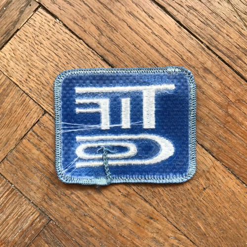 TIF Co embroidered patch like new, vintage, retro