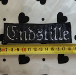 Endstille logo embroidered patch
