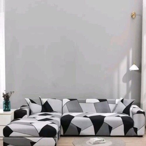 Sofa covers set of 3 like new with 3 small pillowcases