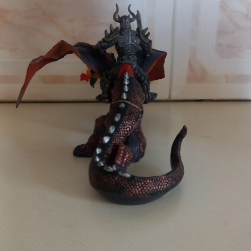 PAPO Collectible Dragon of Darkness Figure with Knight like new