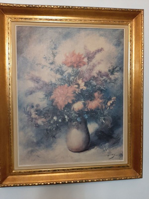 Oil painting frames like new, Portorafthi, gold frame 100x80 cm