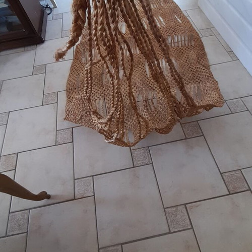 Handmade hammock used, about 3 meters, rope material, from Indonesia