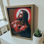 3D Printed Image with LED Light New