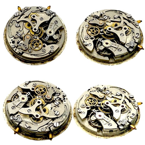 Watch movement with dial and hands used