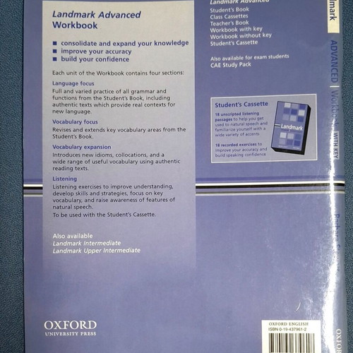 Landmark Advanced Workbook new with Key