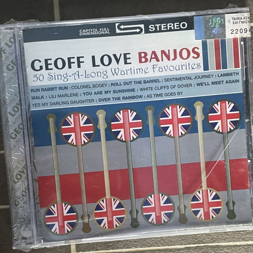 The Geoff Love Banjos 50 Sing-A-Long Wartime Favourites CD new