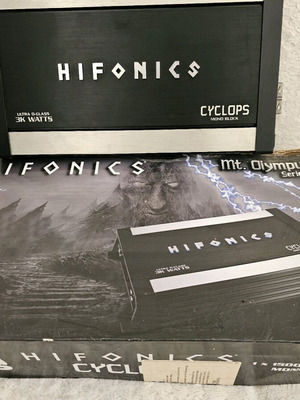 Hifonics Cyclops 3k усилвател за автомобилен субуфер като нов