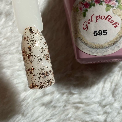 Alezori glitter semi-permanent nail polish 15ml like new