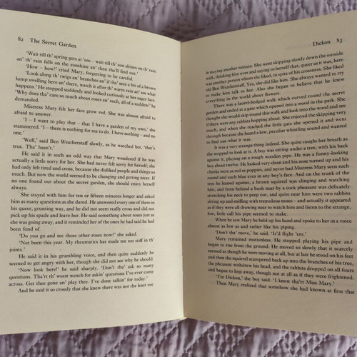 The Secret Garden hardback book by Frances Hodgson Burnett, 1983 edition