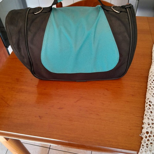 Pet carrier bag for small dogs and cats, used