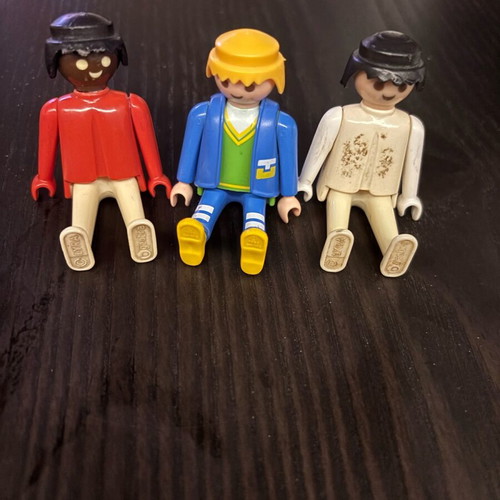 Playmobil Geobra Lyra collectible figures used, set of 3