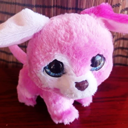 FurReal pink plush dog with sound