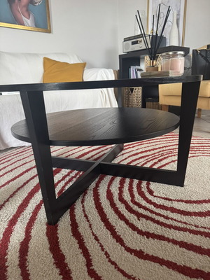 IKEA round wooden coffee table used 80x80 cm