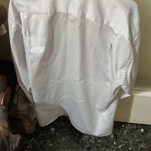 Portobellos XXL men's striped white shirt used