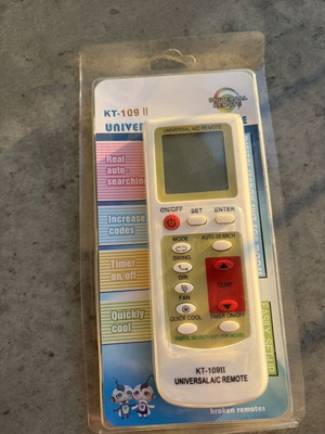 Universal Air Conditioner Remote Control KT-109 II brand new