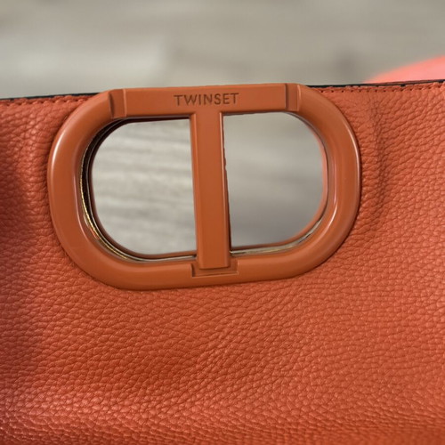 Twinset orange women's shoulder bag