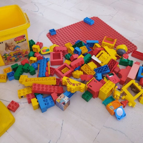 Lego Duplo vintage blocks used, 80s-90s