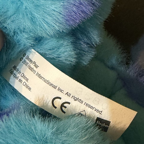 Disney Sulley Sullivan plush toy from Monsters Inc 2000 used, 32cm