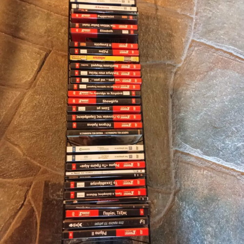 DVD set of 32 like new, various genres with subtitles