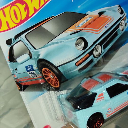Hot Wheels Ford RS200 2025 with Gulf graphics, new