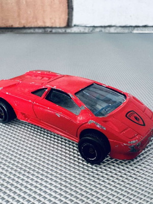 Majorette Lamborghini Diablo vintage toy car used, scale 1:58