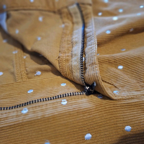 Cotton corduroy skirt TU mustard-yellow size 50-52 like new