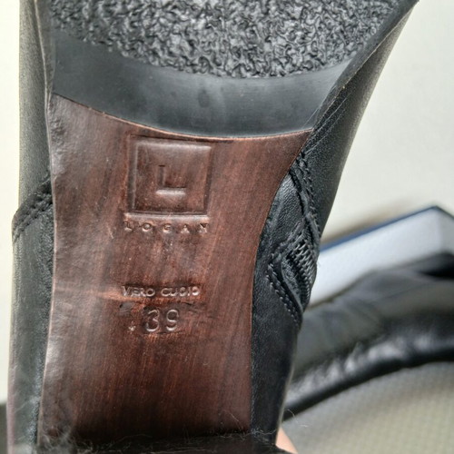 Logan leather boots Vero Cuoio like new, size 39, black