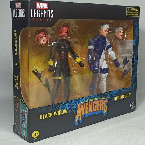 Marvel Legends Avengers Black Widow and Quicksilver 6'' Action Figures Set new