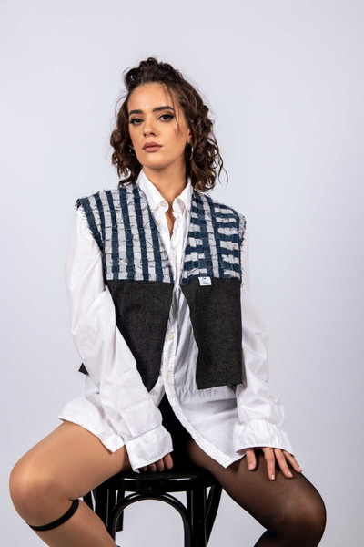 Τζιν Τζάκετ - Raw Jean Jacket | Νούμερο Medium - Large