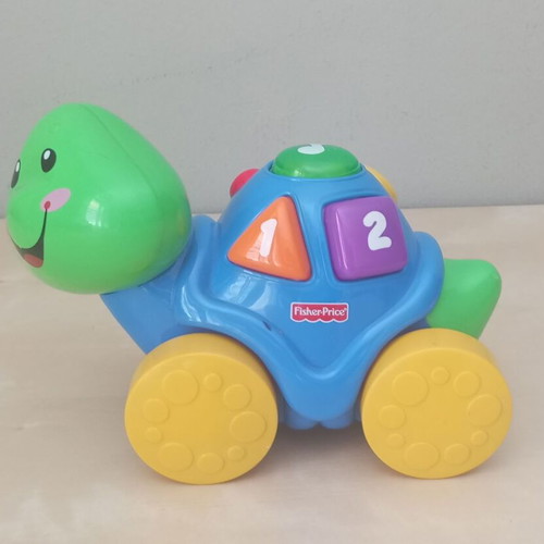Vintage Fisher Price Turtle used educational toy