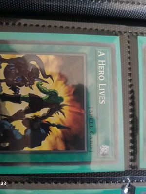 Yu-Gi-Oh A Hero Lives card like new