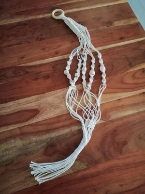 Handmade macrame plant hanger new