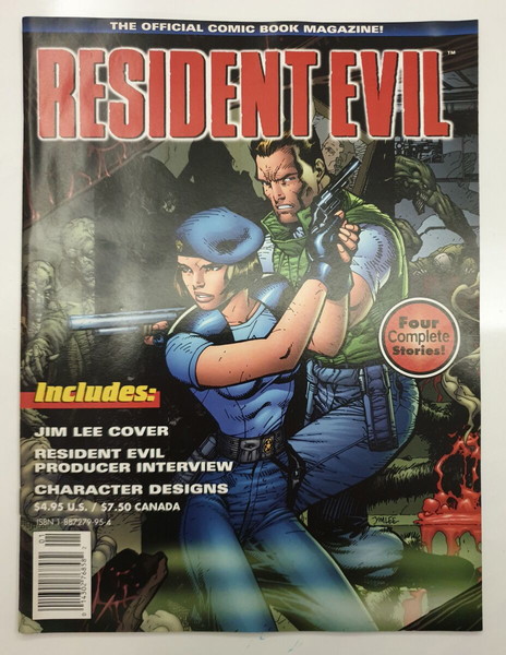 Resident Evil #1 Image Comics 1998 Jim Lee Cover Art Newsstand Edition NM Σπάνιο