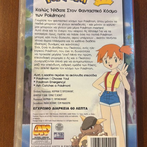 Pokémon VHS used, dubbed, Endless Chase Volume 1