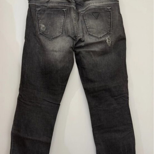 Guess jeans like new with rhinestones, black and grey, size M