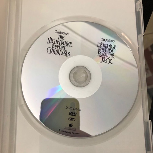 The Nightmare Before Christmas DVD like new with Greek subtitles