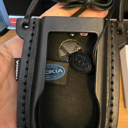 Nokia 3650 leather case new rare