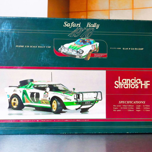 Fujimi Lancia Stratos HF 1976 1/20 Model Kit (Safari / Monte Carlo)