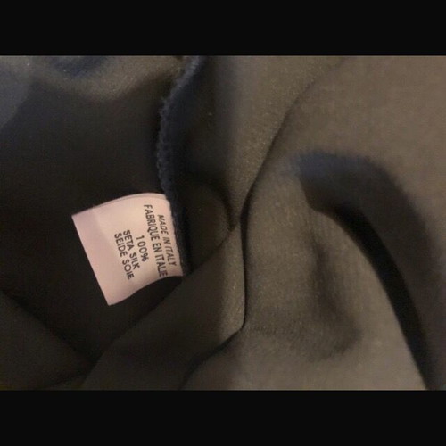 Artisti Italiani dress M gray like new, seta silk