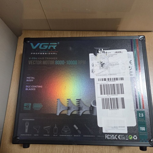 VGR 994 Vector Motor Hair Clipper New Professional Beard Trimmer