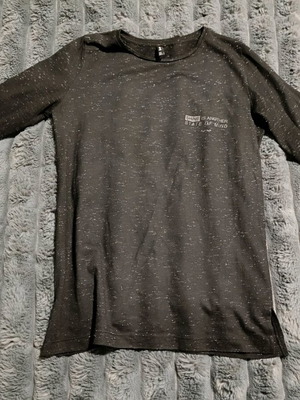 Black 3/4 Sleeve Blouse with Strass Stradivarius like new
