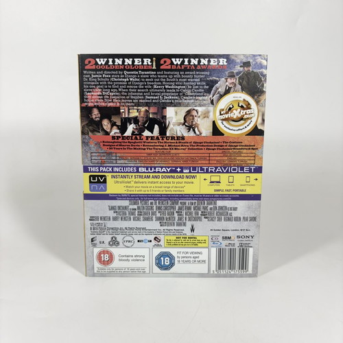 Django Unchained Blu-ray like new with English subtitles and slipcase