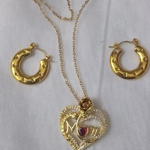 Stainless steel jewelry set