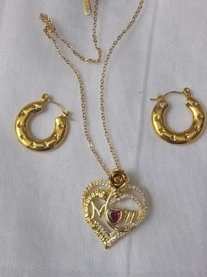 Stainless steel jewelry set