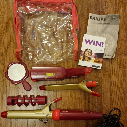 Philips Girl Glam Hair Styling Set new, curling and straightening